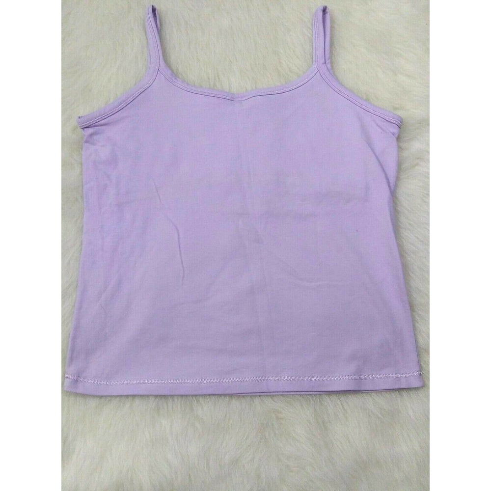 Women's Purple Camisole With Support Size Large - Picture 2 of 3